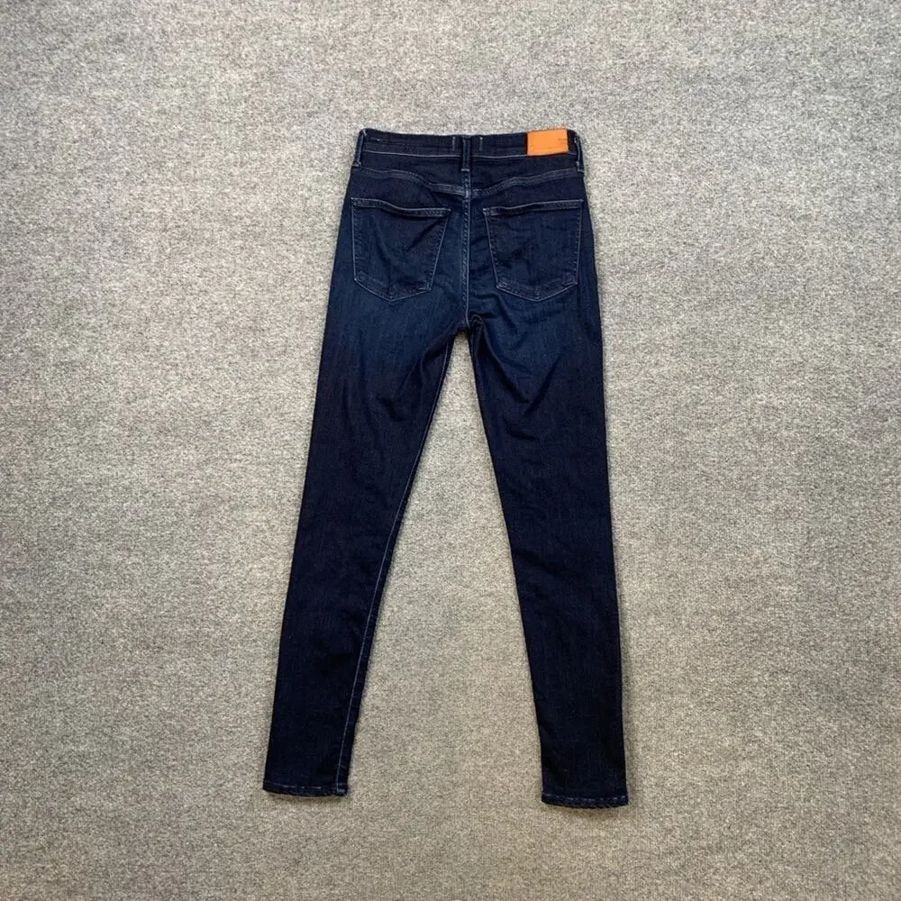 Citizens Of Humanity Jeans Womens 25 Blue Rocket‎ Ankle Super Skinny Mid Rise